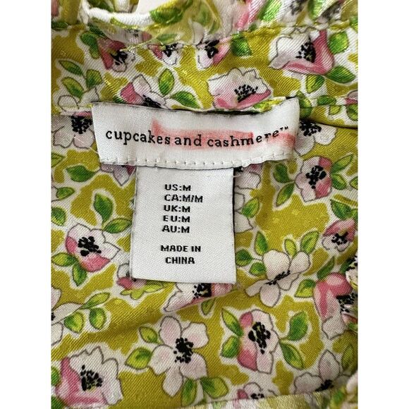 Cupcakes and Cashmere Blouse Women Medium‎ Pullover Preppy Comfy Boho Bohemian - Picture 3 of 10